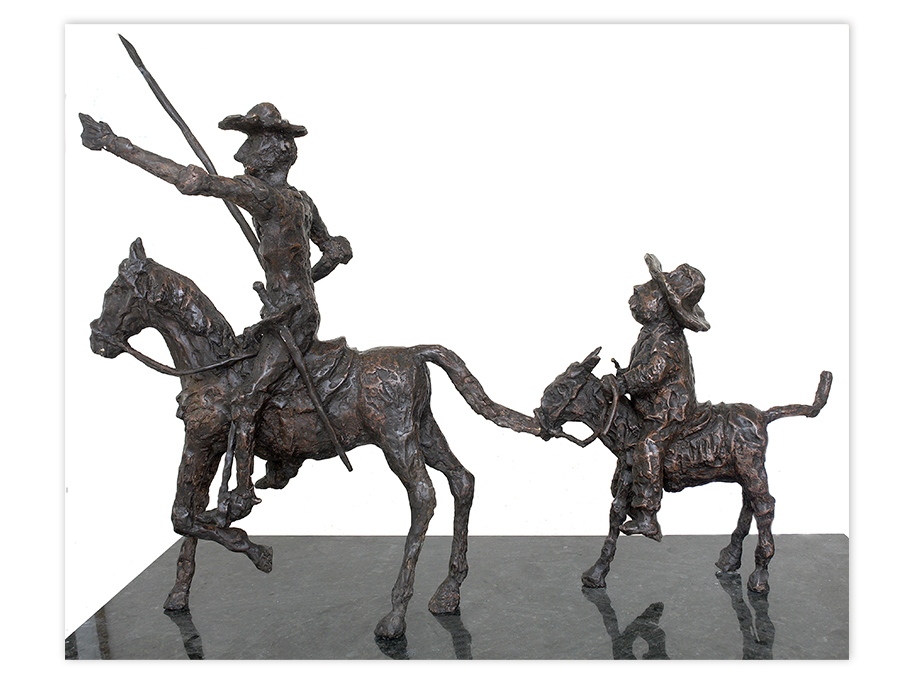 "Aventuras del Quijote y Sancho Panza de la Mancha"